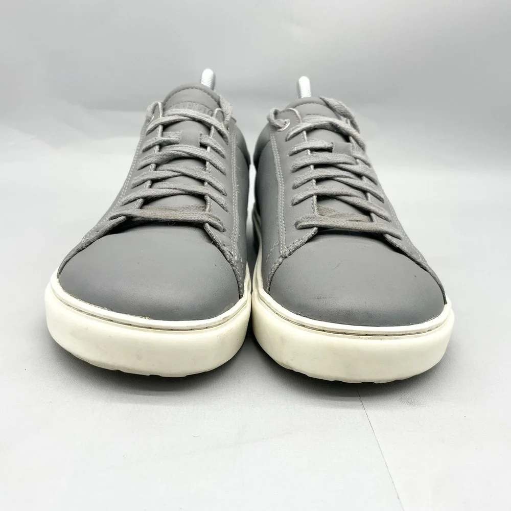 Birkenstock Womens 10 Bend Low Sneaker Shoes Gray Leather Comfort Narrow Fit